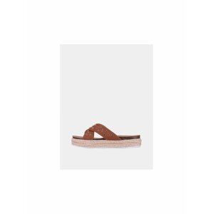 Women's brown slippers Haily ́s Riva