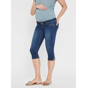 Blue Maternity 3/4 slim fit jeans Mama.licious Lola - Women