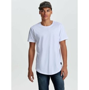 White Basic T-Shirt ONLY & SONS Matt - Men