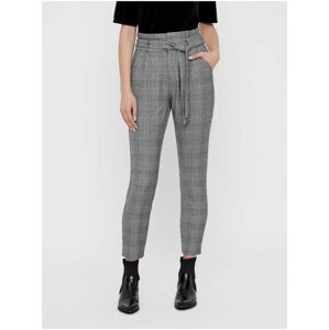 Grey checked trousers VERO MODA