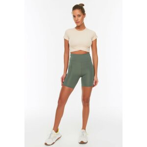 Női rövidnadrág Trendyol High Waist