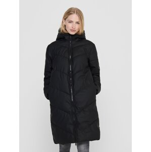 Black winter stitch coat Jacqueline de Yong