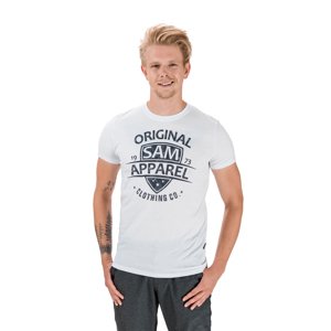 Fehér férfi póló SAM 73 nyomtatással