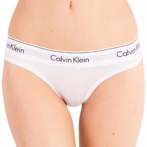 Calvin Klein fehér tanga fehér széles gumiabroncs Thong Strings