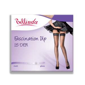 Bellinda 
FASCINATION UP 15 DAY - Transparent shiny self-holding stockings - black