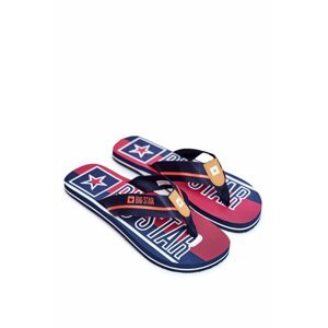 Férfi diák Flip flops Big Star Navy FF274A471