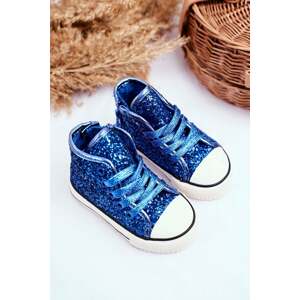 Gyermek cipők High Shiny Blue Ally