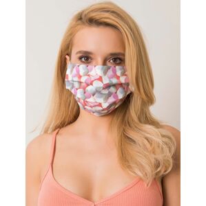Protective mask with color print