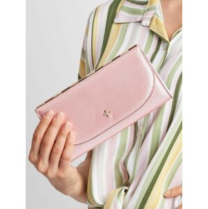 Elegáns, világos rózsaszín pénztárca