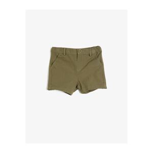 Koton Shorts - Green - Normal Waist