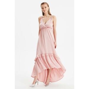 Trendyol szárított rózsaszíj részletes estélyi ruha > Ballagási ruha
