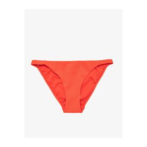 Koton női vörös méhsejt texturált bikini alsó
