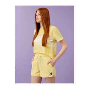 Koton Shorts - Yellow - Normal Waist