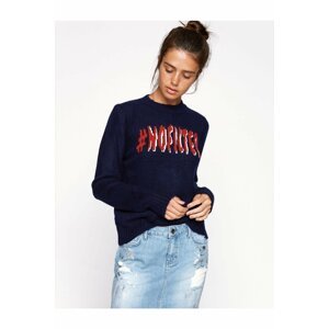 Koton Sweater - Navy blue - Relaxed fit