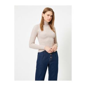 Koton Sweater - Beige - Slim fit