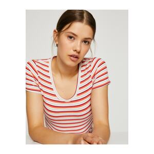 Koton T-Shirt - Red - Slim fit