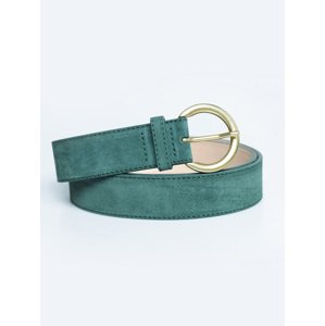 Big Star Woman's Belt Belt 240049 Light green Natural Leather-304