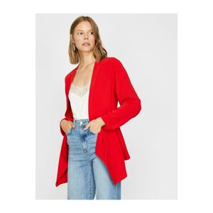 Koton Jacket - Red - Relaxed fit