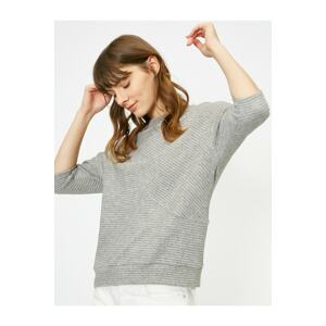 Koton Sweater - Gray - Fitted