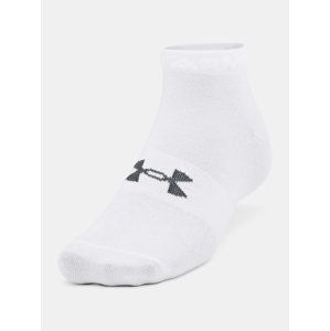 Under Armour Socks UA Essential Low Cut 3Pk-WHT - unisex