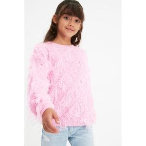 Trendyol Sweater - Pink - Regular fit