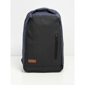 Dark blue laptop backpack