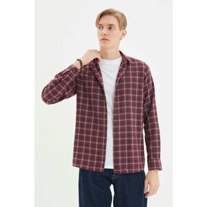 Trendyol Shirt - Burgundy - Regular fit