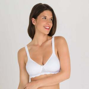 PLAYTEX FLOWER ELEGANCE SPACER SOFT CUP BRA - Women's bra without bones - white