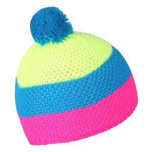 Kids beanie HUSKY Cap 35 pink/neon yellow