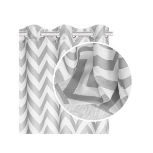 Edoti Zigzag curtain 140x250 A493