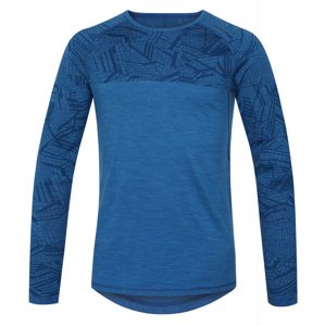 Men's thermal T-shirt HUSKY Merino tm. blue