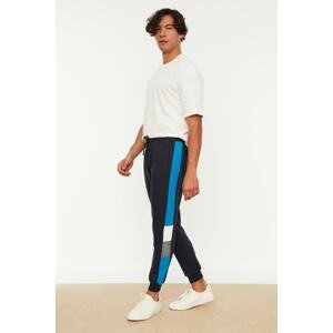 Trendyol Sweatpants - Dark blue - Joggers