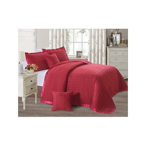 Edoti Quilted bedspread Checker A542