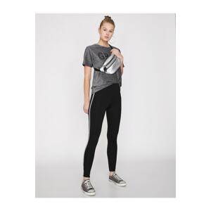 Koton Leggings - Schwarz - Normal Waist