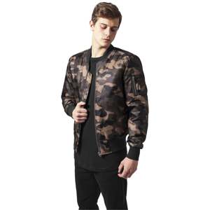 Camo Basic Bomber Jacket Wooden Camouflage