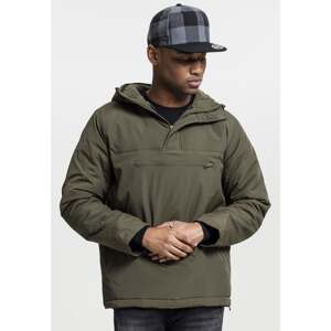 Padded Pull Over Olive Jacket