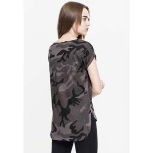 Women's Camo Back Shaped Tee Dark Camo T-Shirt