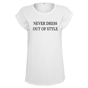 Women's T-shirt never fashionable white