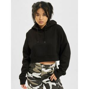 Cropped hood, black