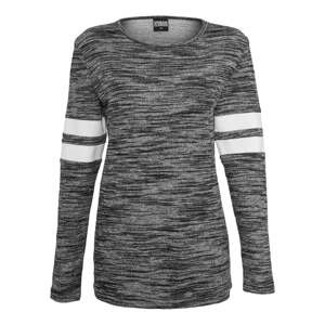 Women's Terry Melange Crew blk/gry/wh