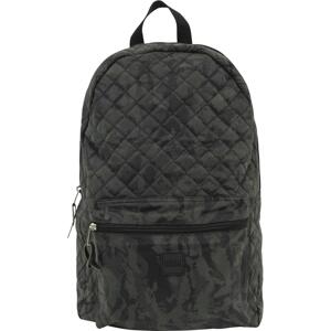Diamond Quilt Leather Imitation Backpack camo