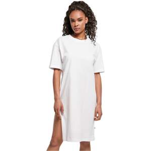 Women's Organic Oversized T-Shirt with Slit White