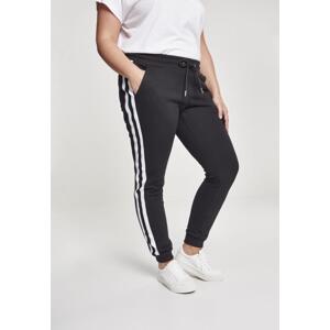 Women's College Contrast Sweatpants Black/White/Black