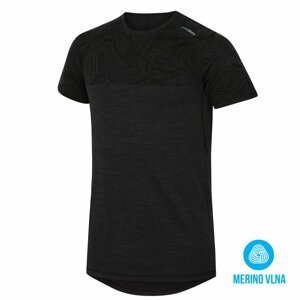 Men's thermal shirt HUSKY Merino black