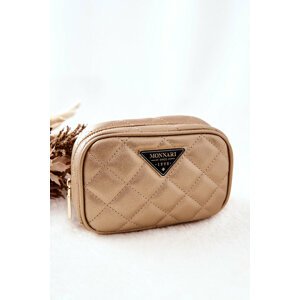 Small quilted cosmetic bag Monnari CSM0050-023 Gold