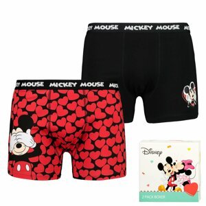 Men's boxer shorts Mickey Love 2P Gift Box - Frogies