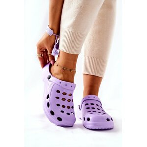 Women's Flip-flops purple foam Crocsy EVA