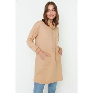 Trendyol Sweatshirt - Brown - Regular fit