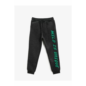 Koton Slogan Printed Sweatpants Jogger