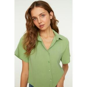 Trendyol Mint Short Sleeve Shirt